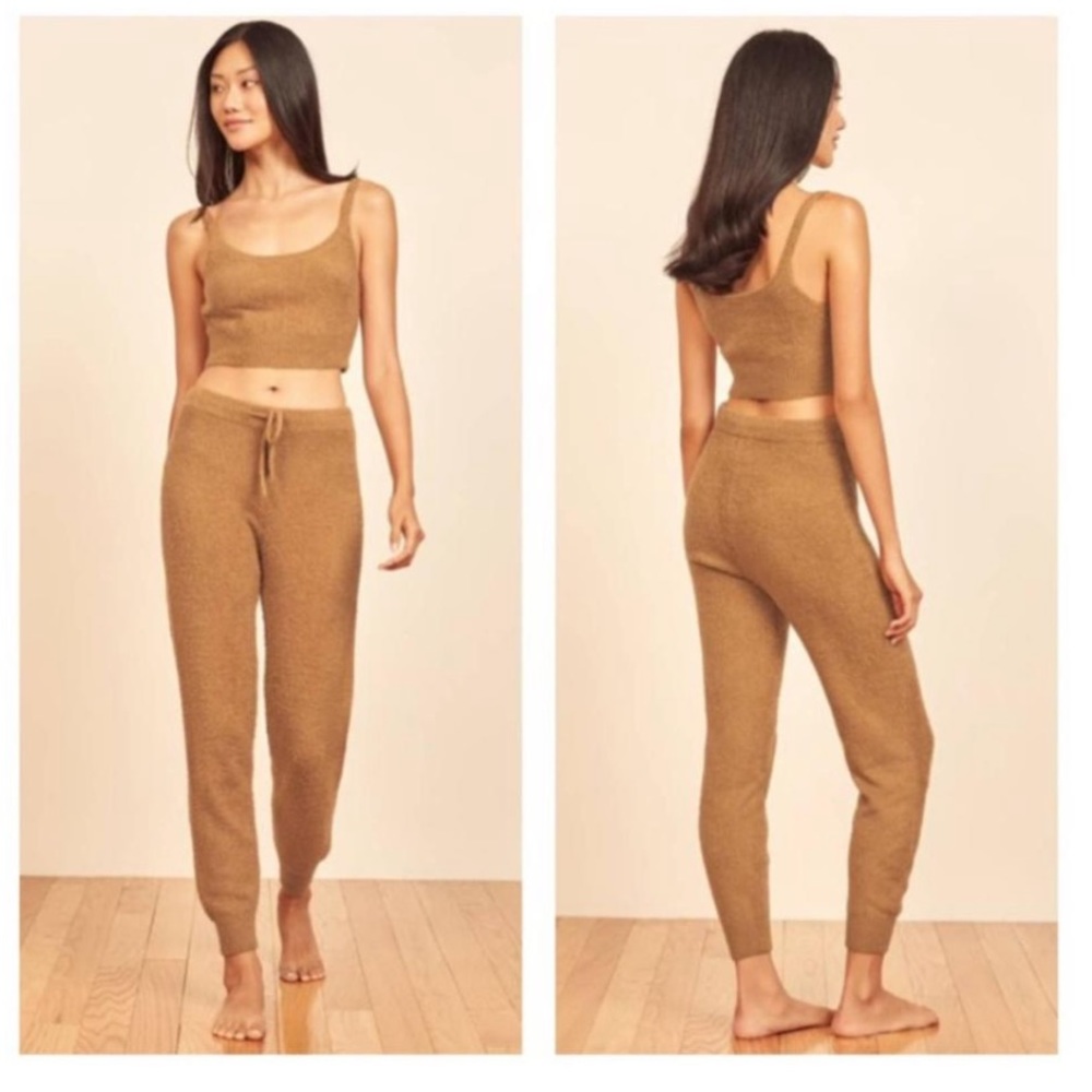 Reformation Organic Cotton Knit Lounge Set